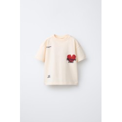 T-SHIRT IMPRIMÉ CŒUR naori