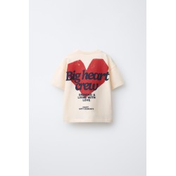 T-SHIRT IMPRIMÉ CŒUR naori