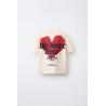 T-SHIRT IMPRIMÉ CŒUR naori