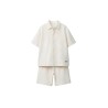 ENSEMBLE TEXTURÉS AVEC ÉTIQUETTE BEIGE