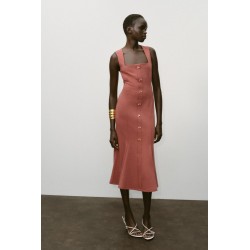 ROBE PIQUÉE BOUTONS